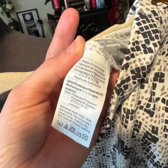 NWT J. Crew Jamie Elastic Waist Snakeskin "Serpentine" Pant Size 12 - Picture 7 of 10